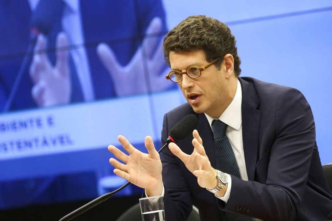 O ministro do Meio Ambiente, Ricardo Salles, é alvo de investigação, mas nega crimes (Foto: Marcelo Camargo/Agência Brasil)