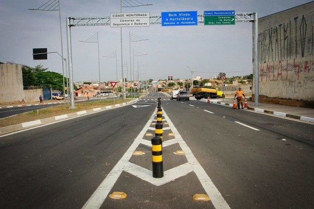 Corredor Metropolitano tem 31,7 km de extensão e liga Campinas, Hortolândia, Sumaré, Monte Mor, Santa Bárbara D’Oeste, Americana e Nova Odessa – Divulgação/Governo de São Paulo