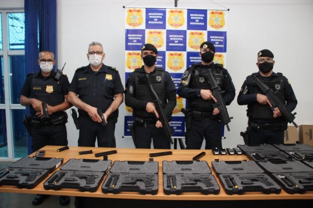 Guarda Municipal de Hortolândia recebe novos armamentos - Todo Dia